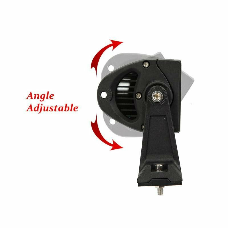 Mounts Side Brackets Mounting Rotating Universal LED Work Light Bar Right Left