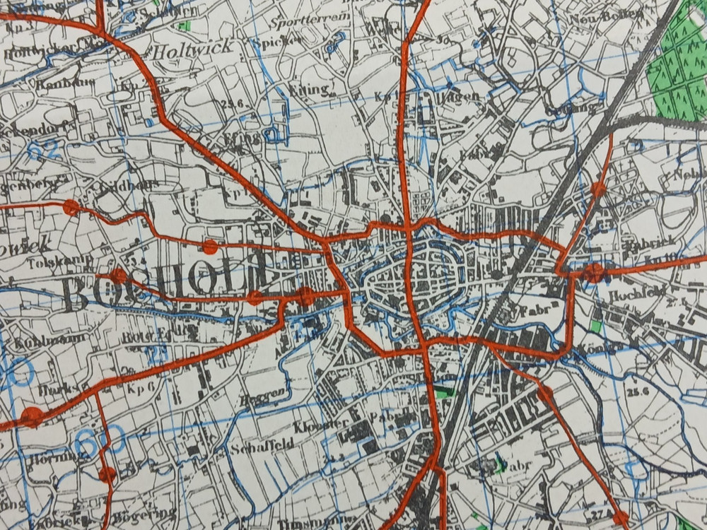 WW2 EMERGENCY EDITION map featuring REES (OPERATION PLUNDER), THE RHINE, BOCHOLT