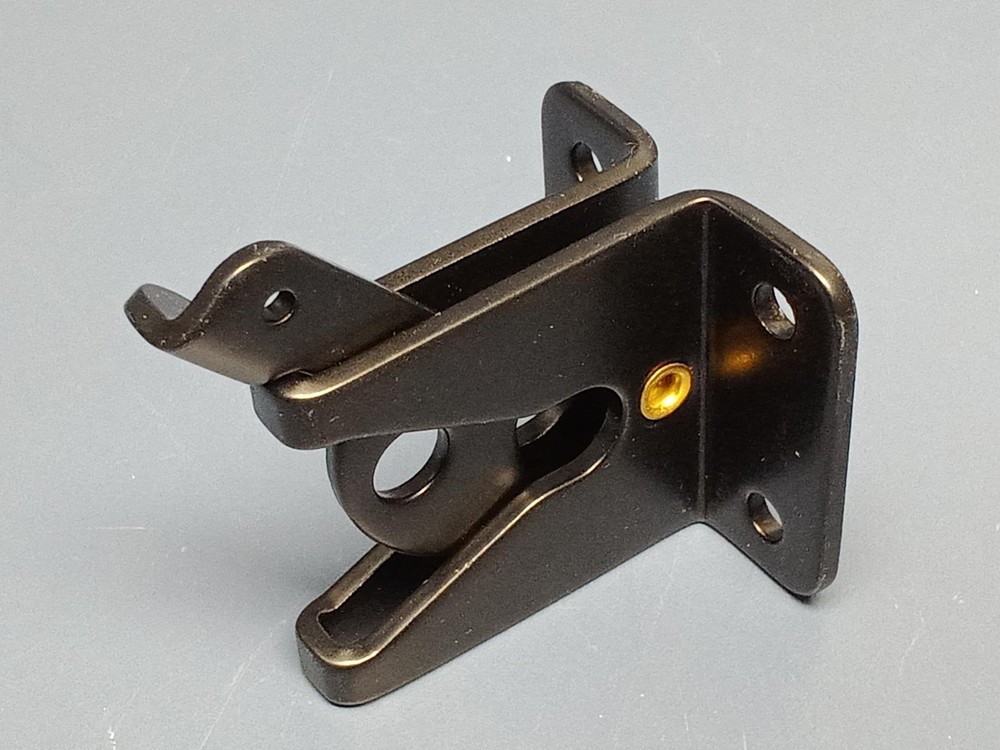 Gravity Gate Latch Stainless Steel Black Automatic Hardware Self-Locking Latch