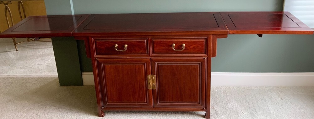 Rosewood Tea Cart / Server