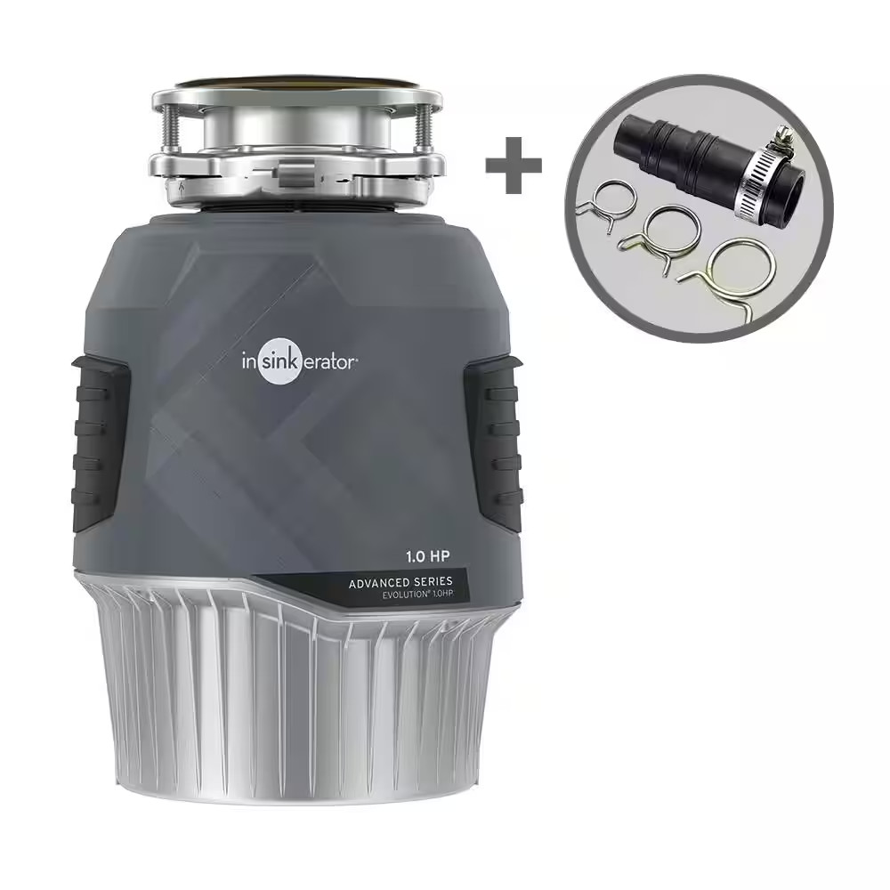 Evolution 1HP, 1 HP Garbage Disposal, EZ Connect Continuous Feed Food Waste Disp