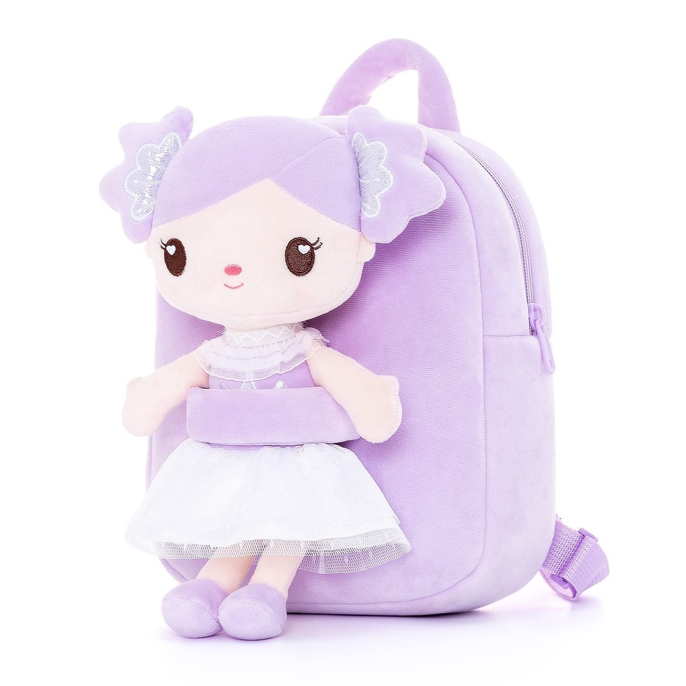 Backpack Backpack with Candy Purple Doll 9"