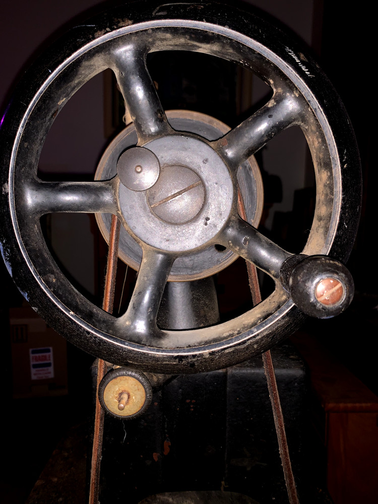 antique shoemaker machine