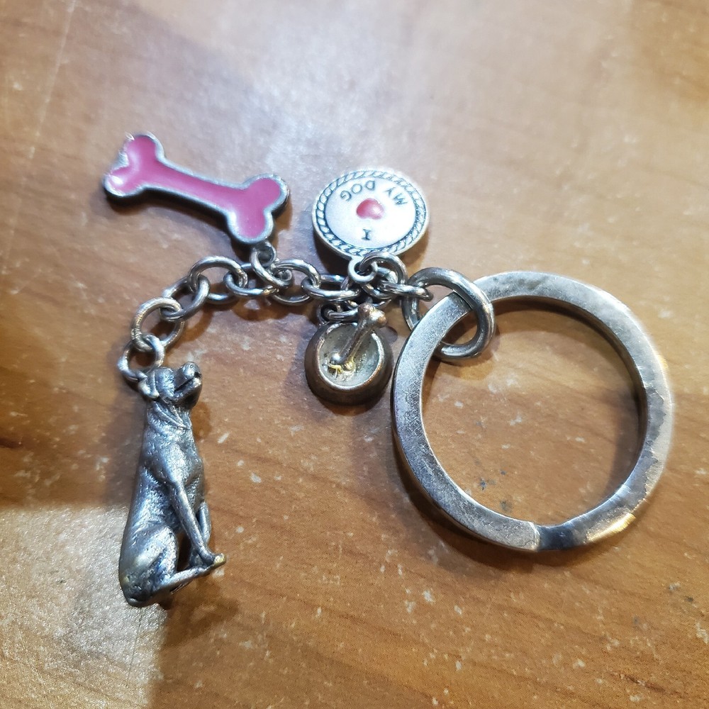 Dog Charm Key Chain