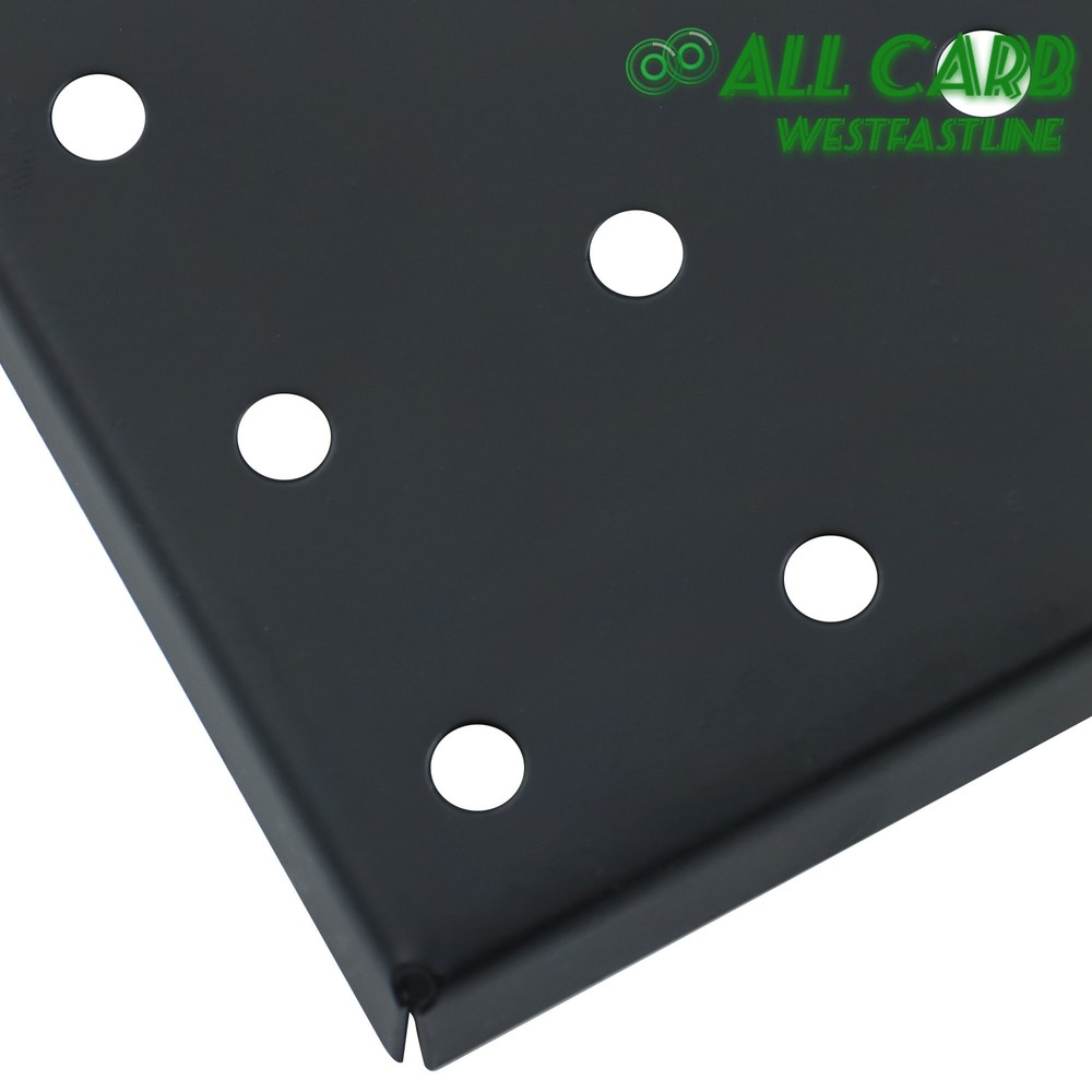 4 Pcs Metal Pegboards Black Peg Boards Wall Organizer Panel Storage Hanger Tool