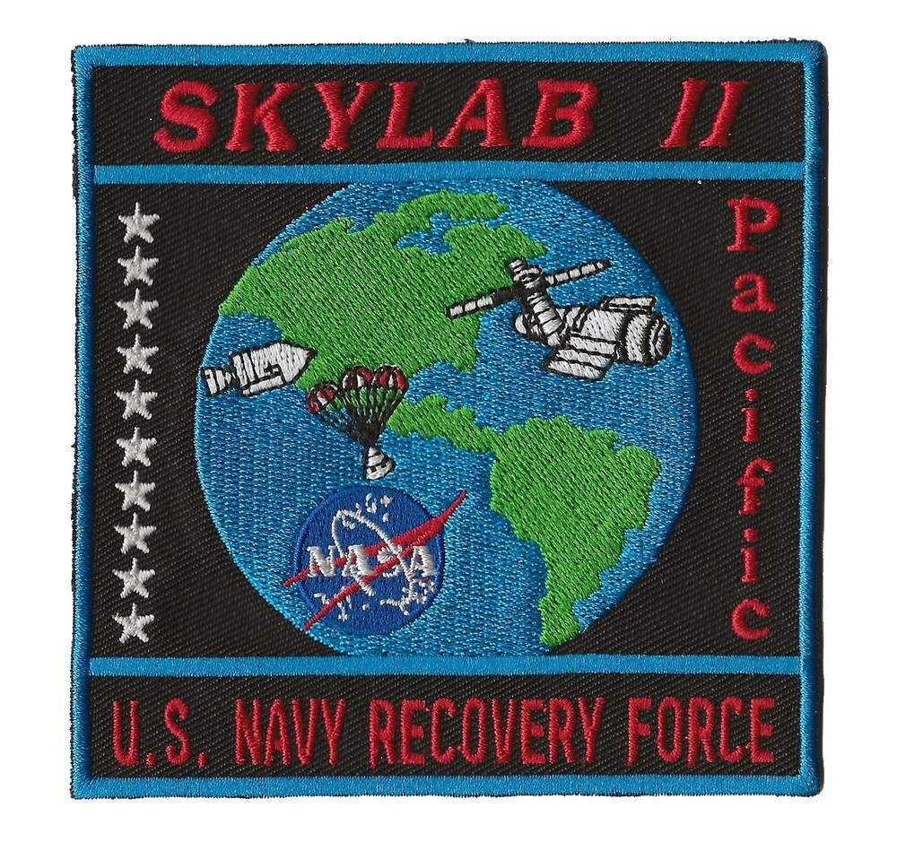 Skylab 2 NASA space program US Navy recovery force Pacific ship patch