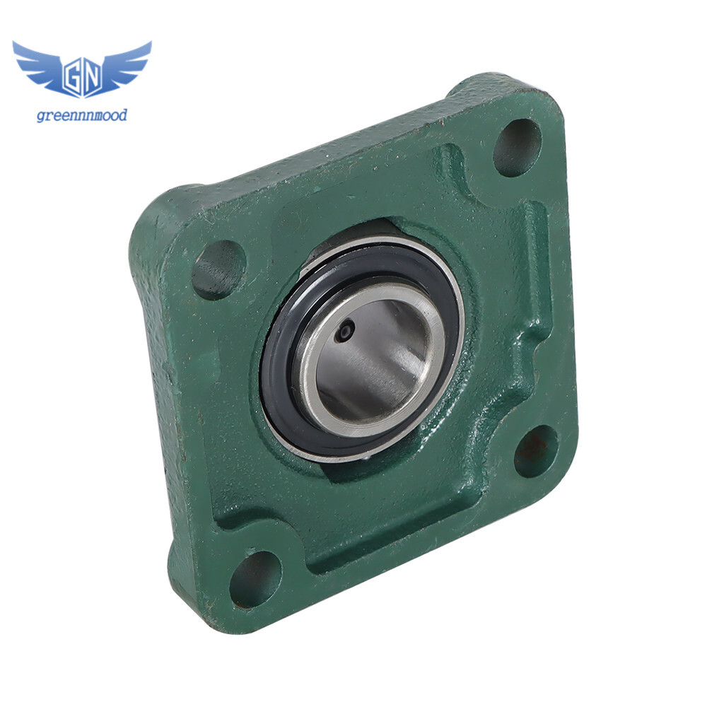 10 Pack UCF205-16 Pillow Block Flange Bearing 1" Bore 4 Bolt Solid Base US