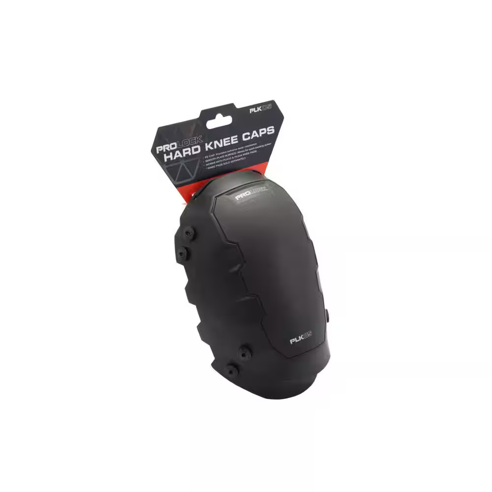 Professional Black Hard Cap Attachment for Prolock Knee Pads