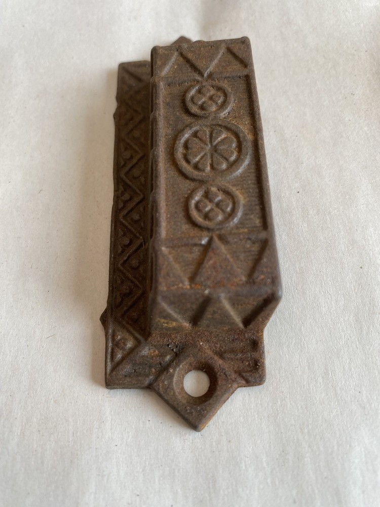 Antique Victorian Eastlake Style Drawer/Bin Pull-Cast Iron