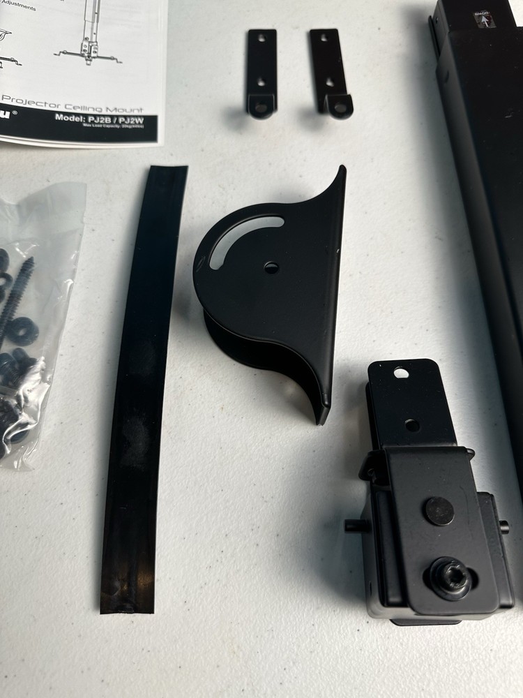 VideoSecu PJ2B Projector Ceiling Mount 44lb Capacity 650mm Extension