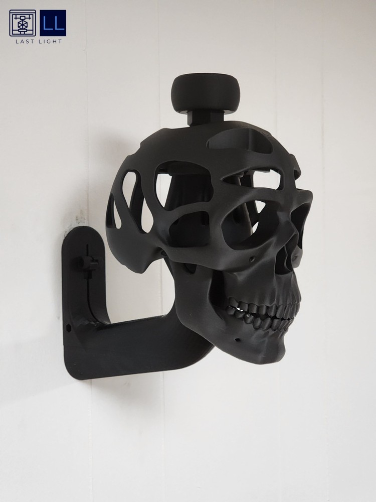Skull + Helmet Display Package - Unlit Version