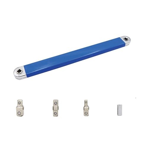 Offset Extension Wrench, Impact-Ready, with 1/2"", 1/4"", 3/8"" Square Drive