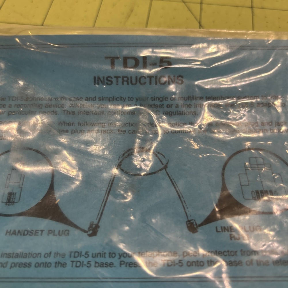 TDI-5 UNIVERSAL TELEPHONE RECORDING INTERFACE NEW