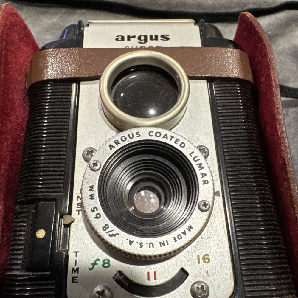 Vintage Argus Super Seventy Five Camera With case