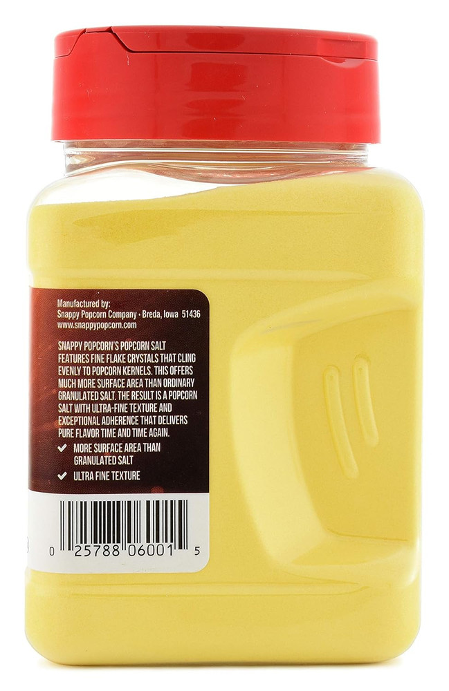 Buttery Flavored Popcorn Salt, 19 Oz