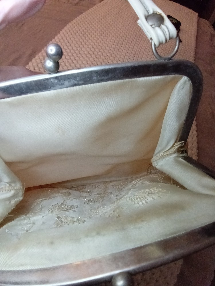 Vintage Hand Bag / Plastic Outer Cover