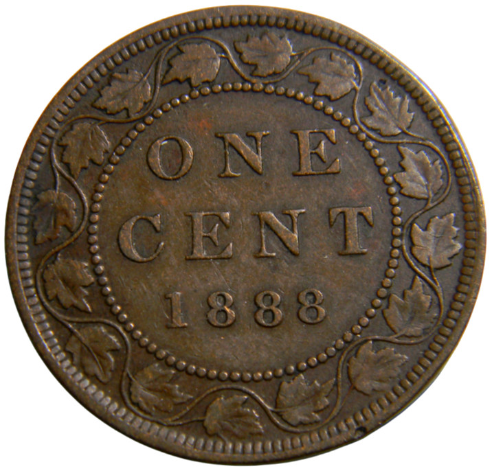 Canada 1888 H One Cent (0728)