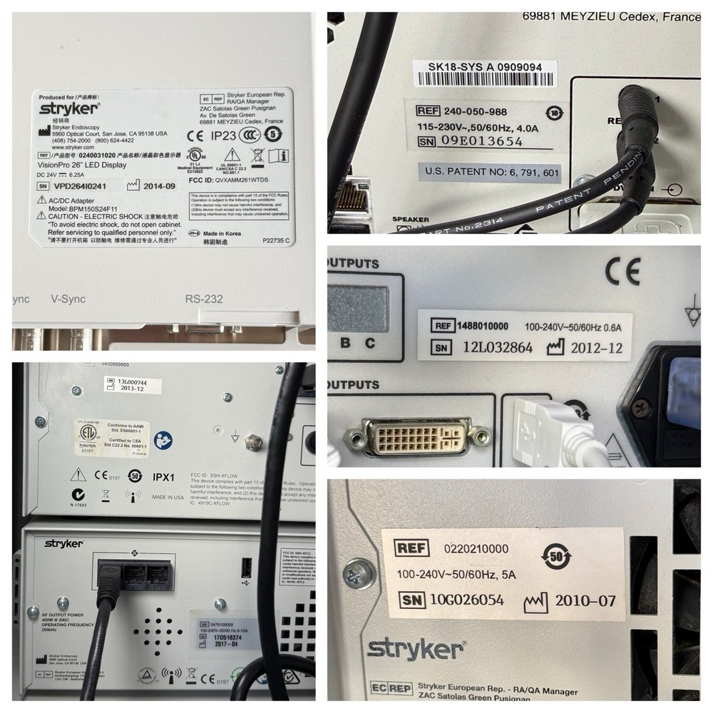 Stryker 1488 HD Endoscopy Tower COMPLETE System - PATIENT READY!!