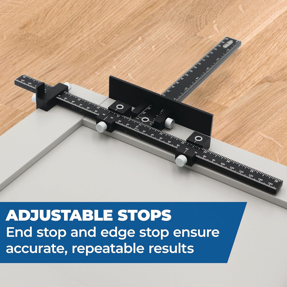 Cabinet Hardware Jig Pro for Accurate Installation - Precise Knob Pull - Adjusta
