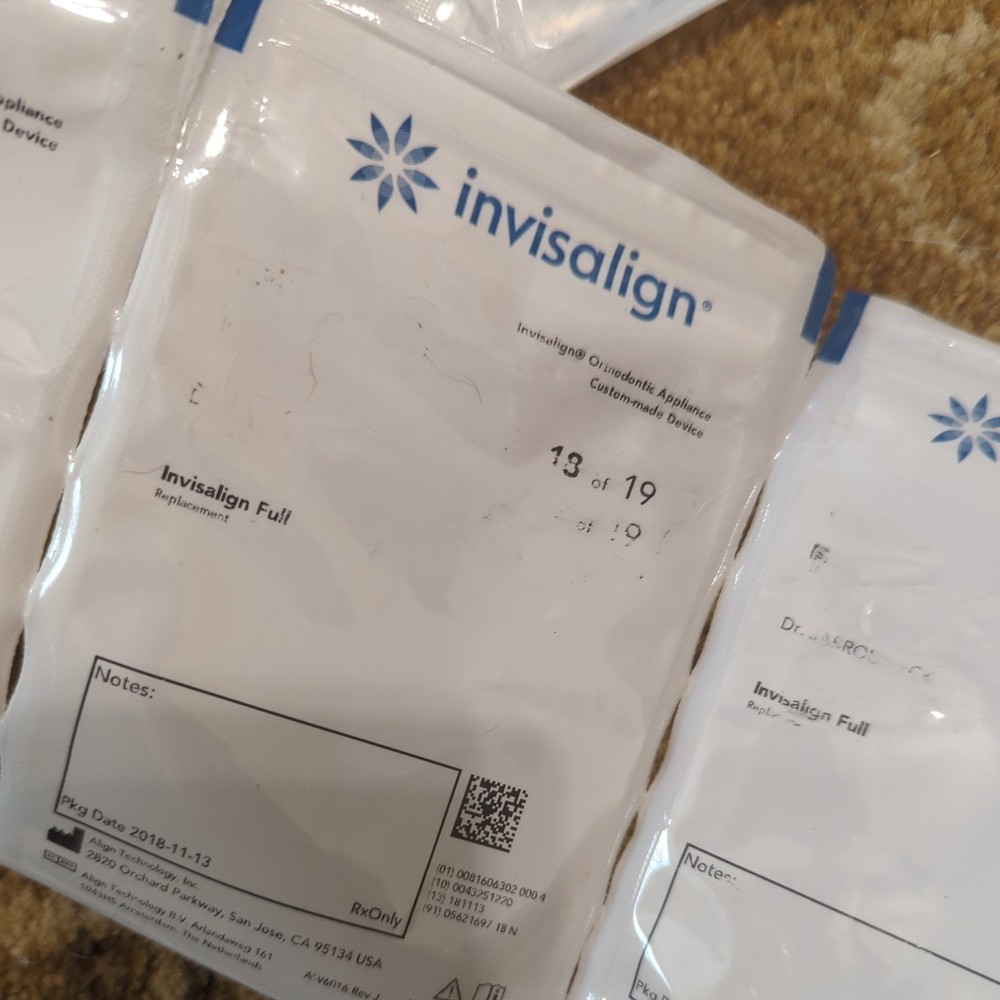 21 INVISALIGN Teeth Aligners, Clear Braces, Retainers, Arts & Craft Projects