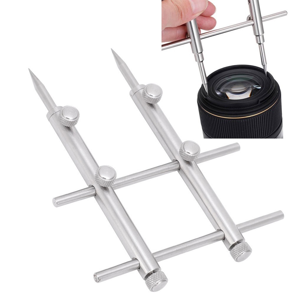 Camera Lens Repairing Remove Tool Set Replaceable Heads Spanner Wrench For