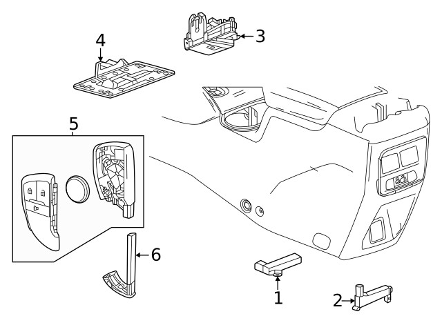 Genuine GM Receiver Bracket 85747639