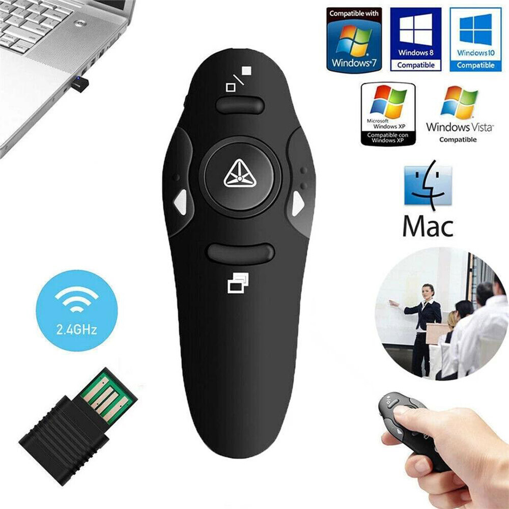 Laser Pointer Power Point Presentation Remote Control Wireless USB PPT Presenter