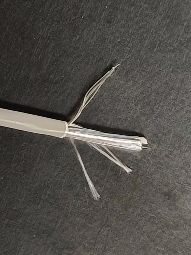 Belden 5501FE 22/3C Shielded Audio/Security/Alarm Cable Riser CMR Gray /100ft