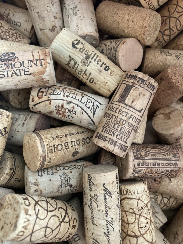 Natural Corks Used Variety Qty 1000