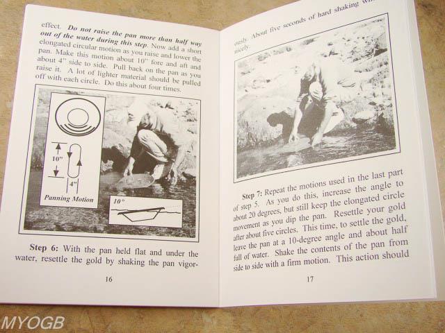 "How To Gold Pan"by Sam Radding - Pocket Book-Mining-Nuggets-DIY-Digger (H3)