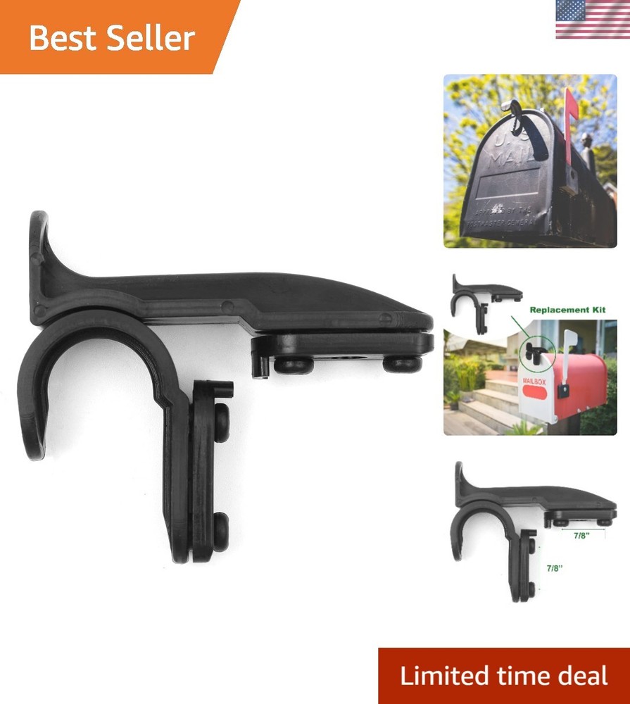 Mailbox Latch Replacement Kit - Durable Clip-On Set for Standard Mailboxes