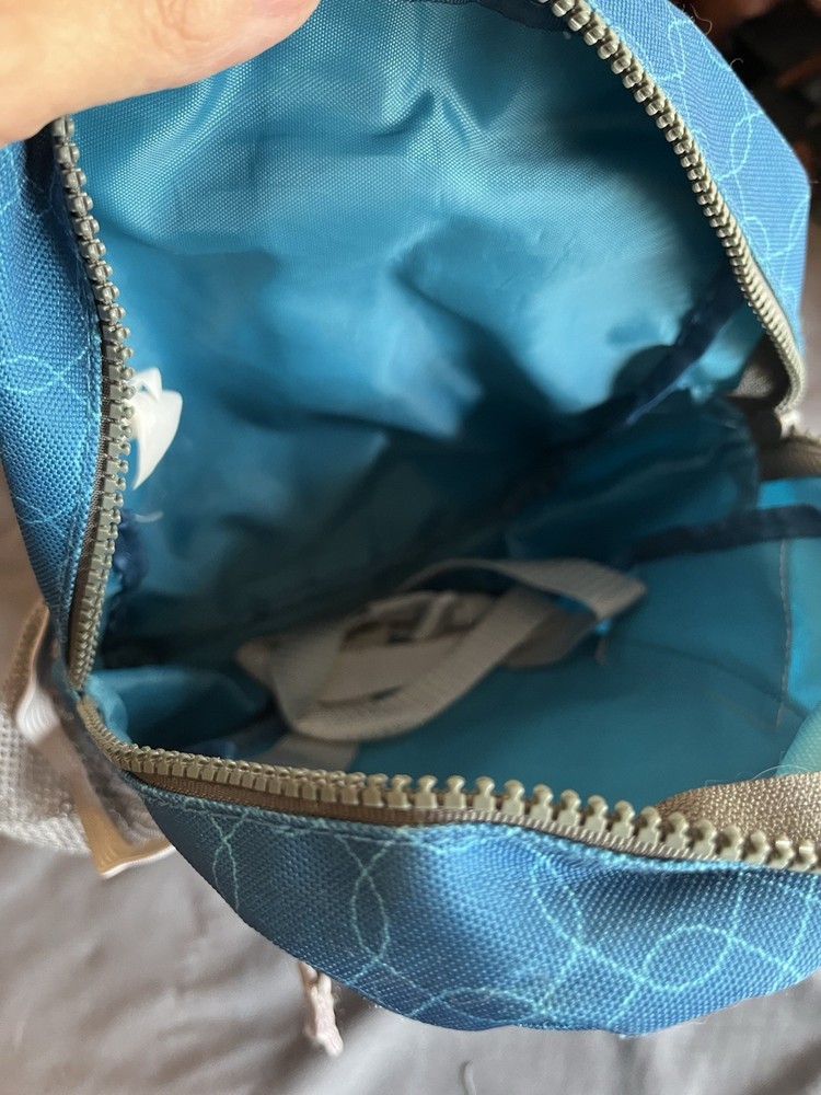 Eddie Bauer Small Backpack Mini Blue And Gray Nylon Goldbug