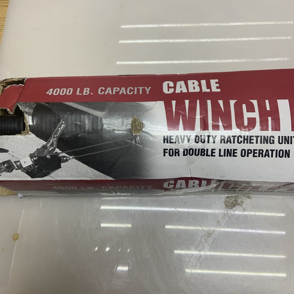 HaulMaster Cable Winch Puller Easily Control 2 Ton Of Pulling Power Notchbynotch