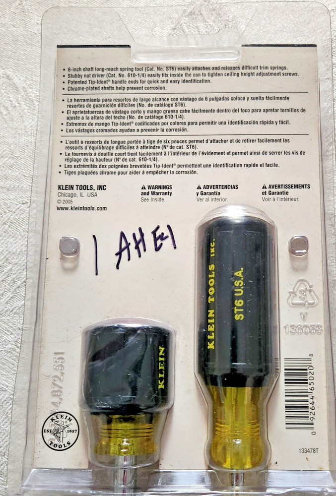 ⭐KLEIN TOOLS 65020 RECESSED CAN LIGHT TOOL SET IN ORIGINAL PACKAGING⭐