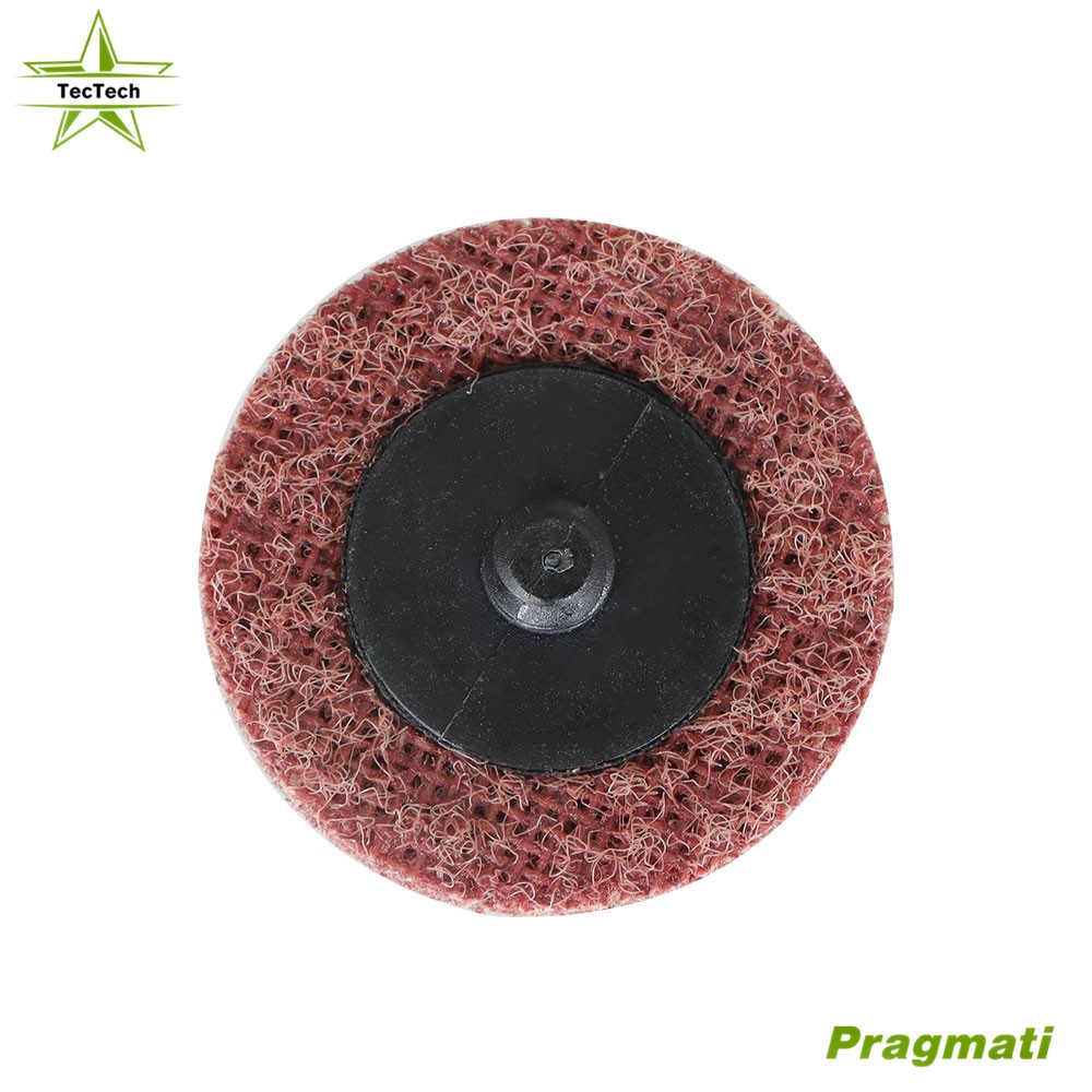 50Pack 2" Medium Surface Conditioning Discs Roll Lock Die Grinder Sanding Pads