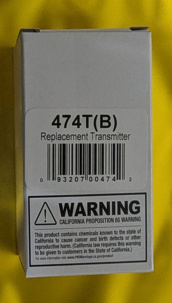 Directed Electronics 474T 434 MHz 2/66 Codes 4-Button Transmitter
