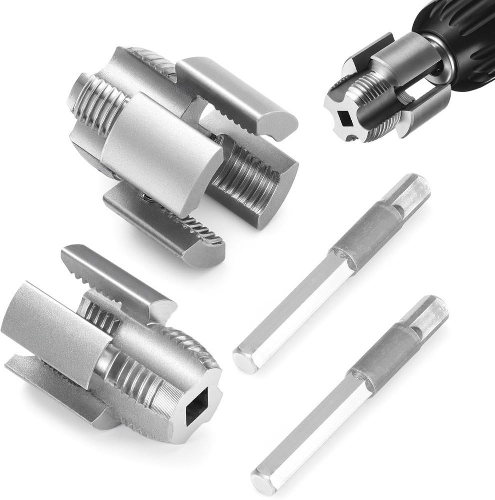 Dual-Function Pipe Threading Kit for Electric Drills