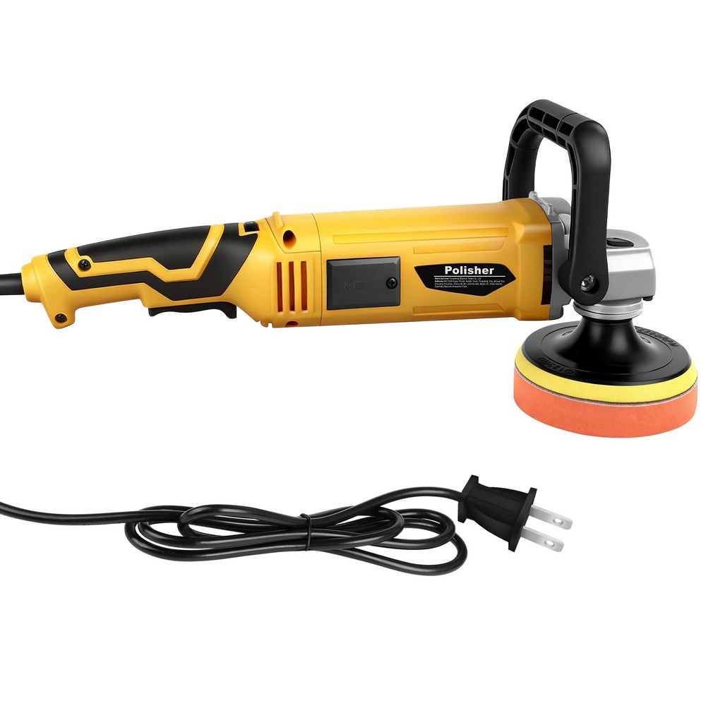 2000W Car Polisher Polishing Machine Kit Buffer Sander Variable Speed 5&6&7" Pad