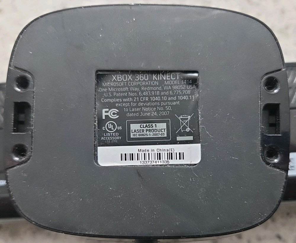 Official Microsoft Xbox 360 Kinect Motion Sensor Bar! ~ Works Great!