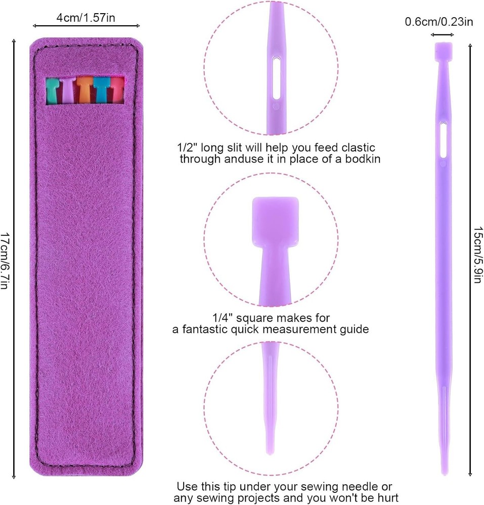 That Purple Thang Sewing Tools 5Pcs for Sewing Craft Projects Use Thread Rub...