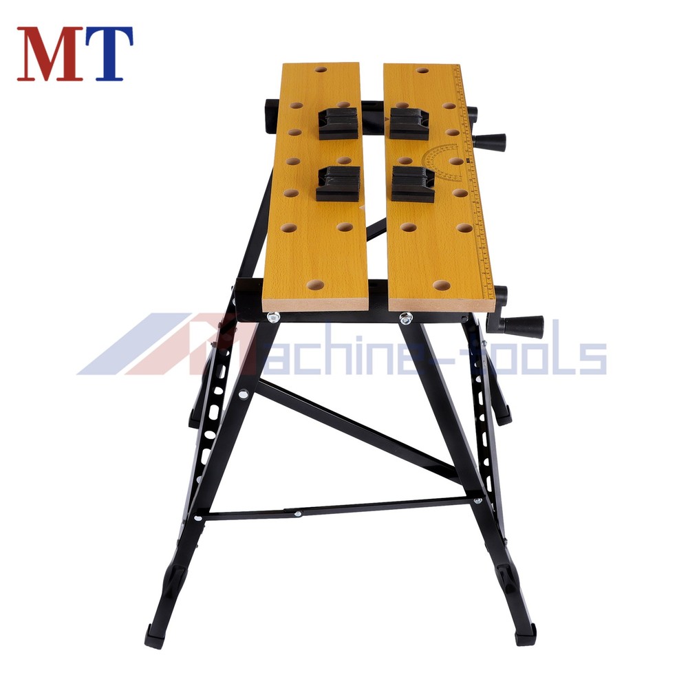 220lbs Adjustable Workbench - Portable Foldable Multi-Purpose for Garage, Home
