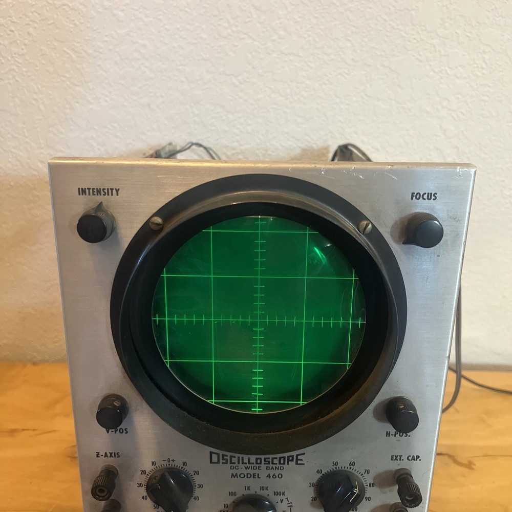 Vintage EICO Model 460 Oscilloscope DC Wide Band - Untested