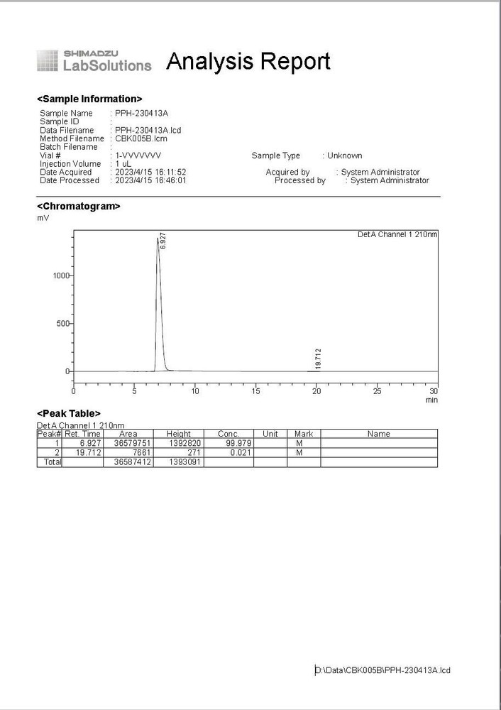 SLU, PP, 332, Purity 99.88%, 10 Grams