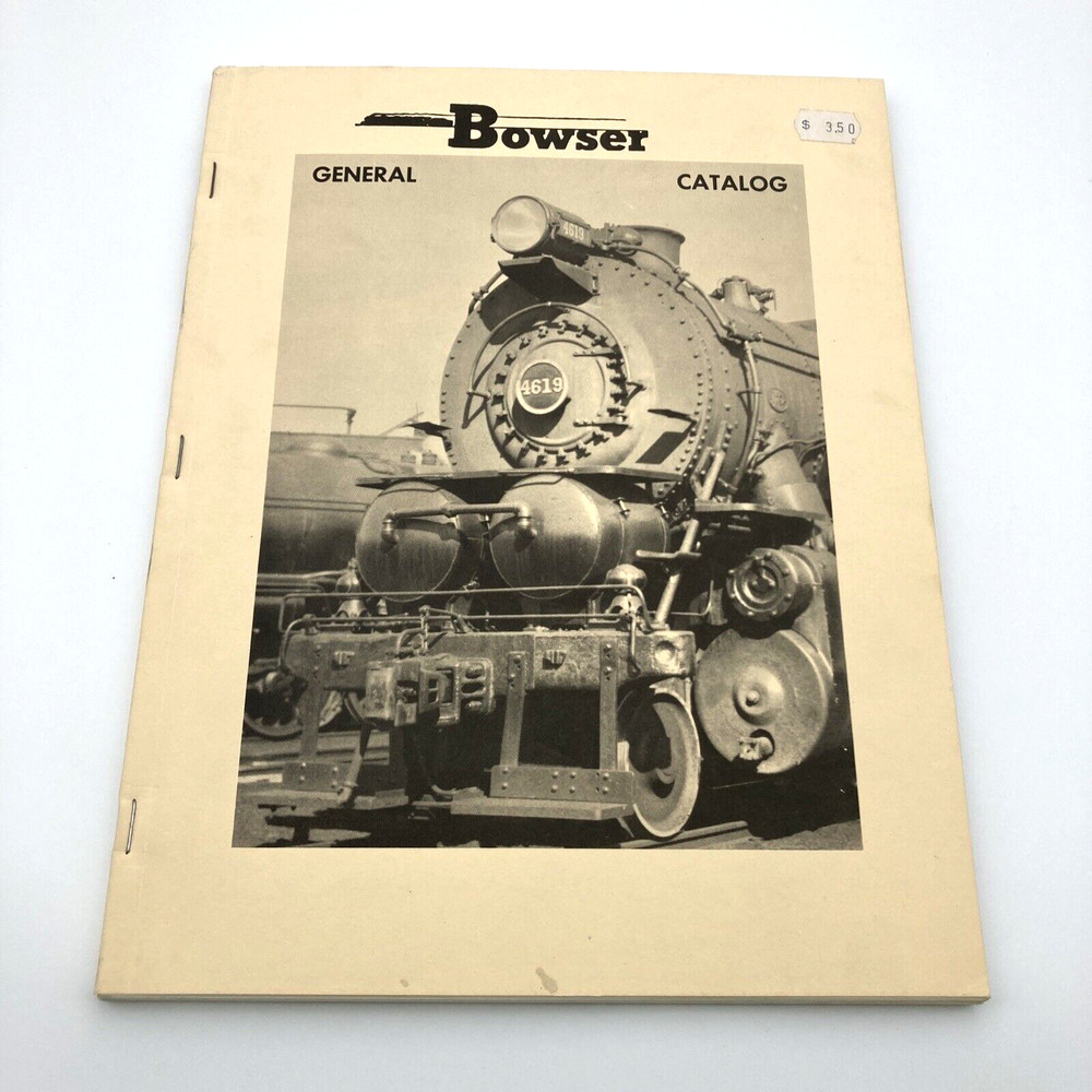 Bowser General Catalog Model Train Railroad Reference Manual Pricelist Aug 1974