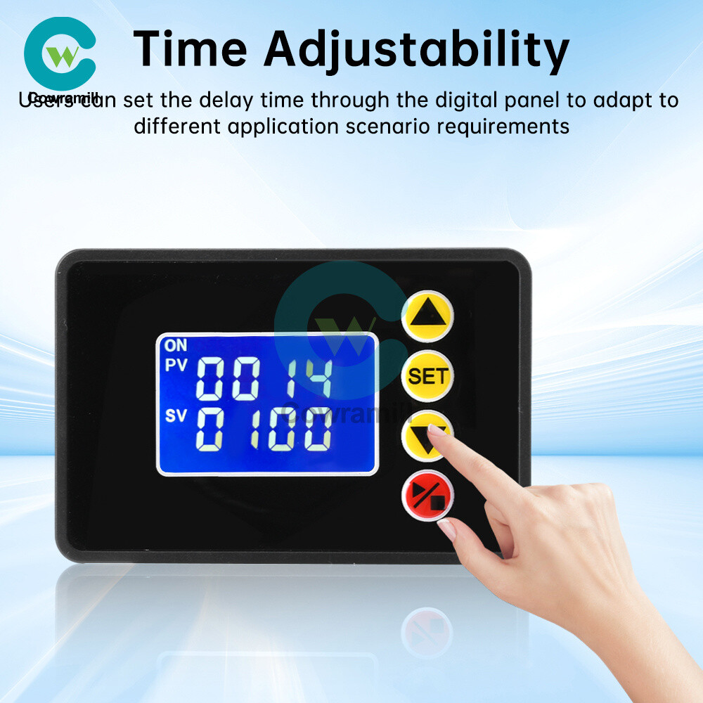 W3050 AC110-220V LCD Microcomputer Delay Relay Time Controller Relay Module