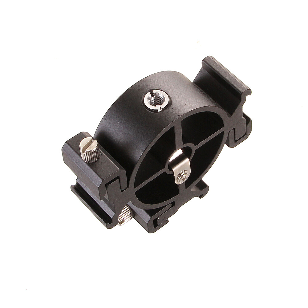 Universal Round-shape bracket cold shoe Flash Light Stand base Holder Bracket