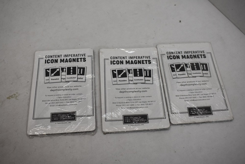 Content Imperative Icon Magnets Depth and Complexity Center J Taylor Education