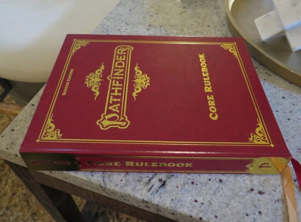 Pathfinder 2nd Edition Core and advanced players guide, special edition leather