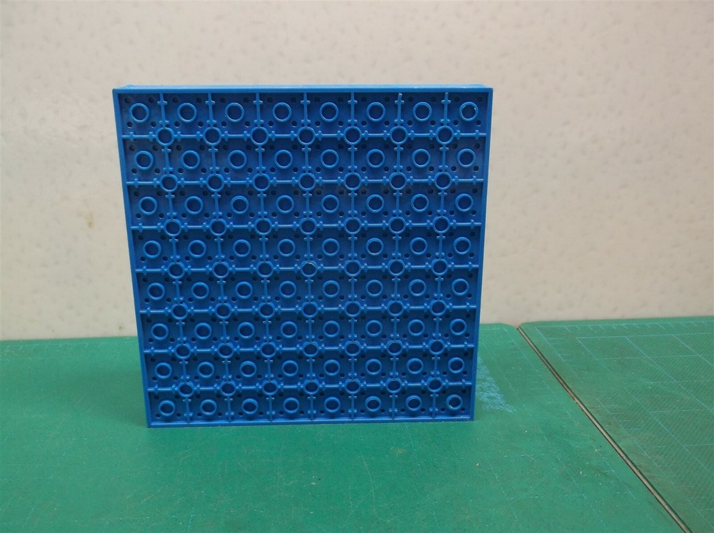 Brick Blue Building Plates 5"x5", 6 Pack