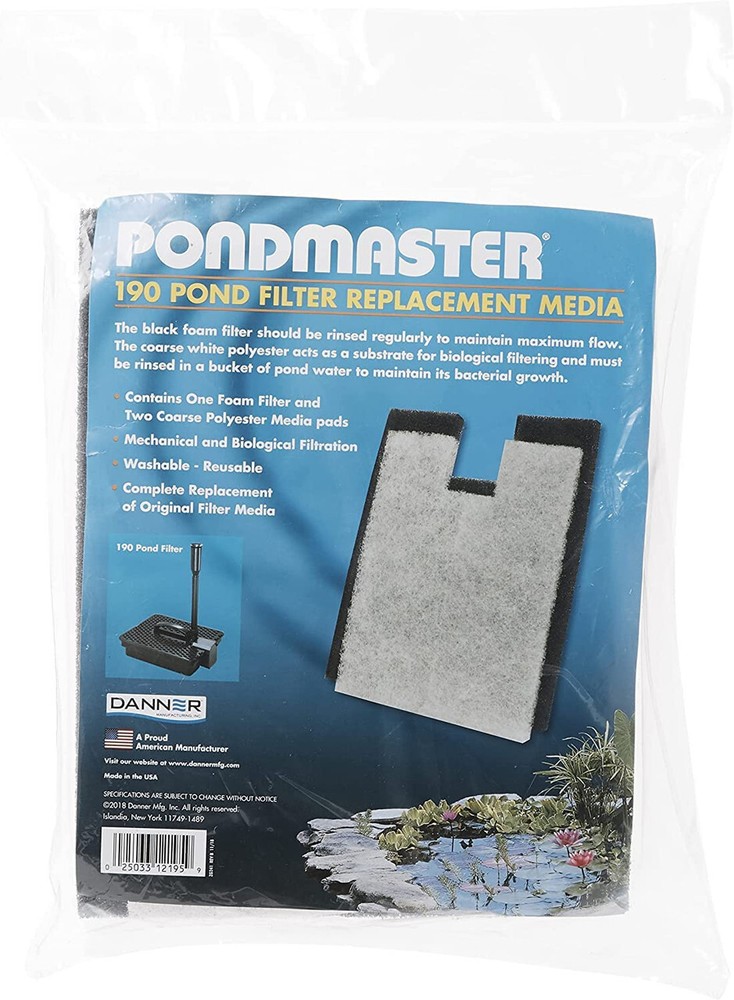 Pondmaster PMK190 Replacement Filter Pads 12195 ( 6 Packages )